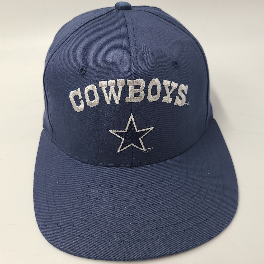 Vintage Dallas Cowboys Hat Snapback AJD Blue NFL 90s Football Casual Wear Men